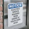 Signmission Electric Shock Hazard Risk Swim OSHA Notice Sign, Vinyl Decal, 7in W x 10in L, 2PK OS-2PACK-NS-D-710-V-11640 - alternate 6